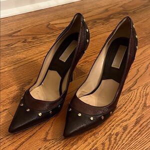 Michael Kors Brown Studded Heels